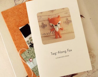 Fox Pattern, Plush Fox Pattern, Pattern Kit, Easy to Sew Pattern, Plushie Pattern, Toy Pattern