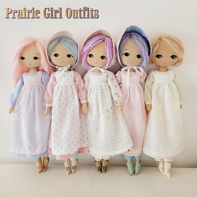 Prairie Girl Outfit Patterns for Sparkle Starlet Doll pdf Pattern zdjęcie 10