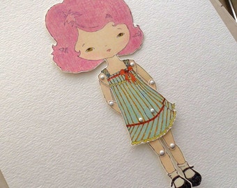 Paper Doll - Violet - Instant Download