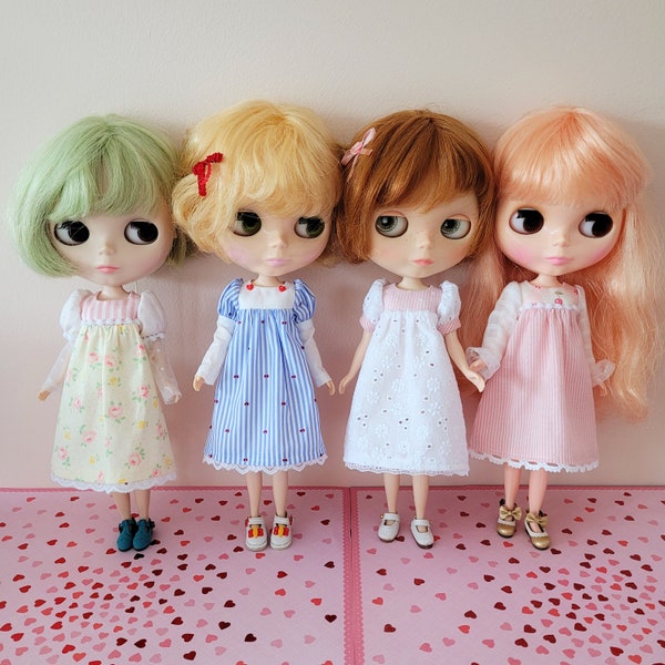 Sierlijk jurkpatroon voor Blythe Dolls - Instant Download Pdf