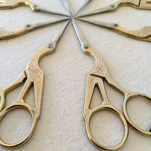 Stork Embroidery Scissors