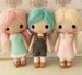 Cotton Candy Dolls pdf Pattern - Instant Download 