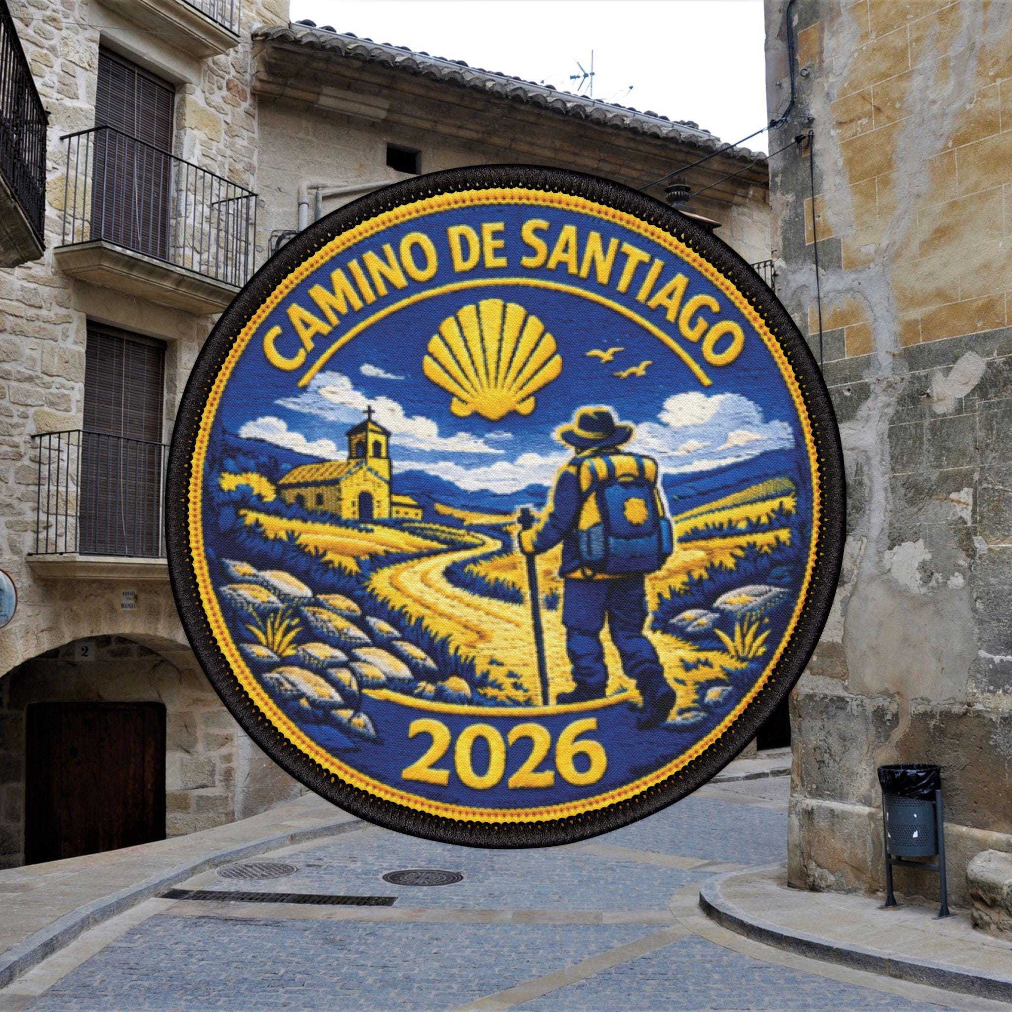Camino De Santiago - St James Way Sign; Astorga Fotografia Stock Camino De Santiago - St James Way Sign; Astorga Fotografia Stock