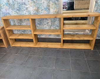 Rustic Bespoke Handmade Shoe Rack, Bookcase Made From Reclaimed Pine