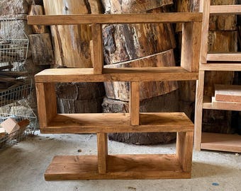 Rustic Bespoke Handmade Shoe Rack, Bookcase Made From Reclaimed Pine