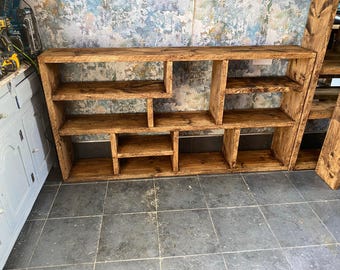 Rustic Bespoke Handmade Shoe Rack, Bookcase Made From Reclaimed Pine