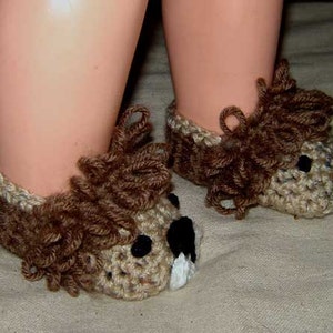 Baby Boy Lion Booties INSTANT DOWNLOAD Crochet Pattern image 2