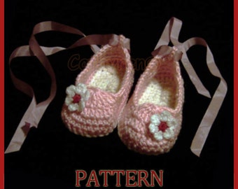 Crochet Pattern-  Ballet shoes, Mary janes, Slippers, Loafers (PDF34)