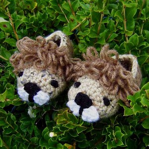 Baby Boy Lion Booties INSTANT DOWNLOAD Crochet Pattern image 3