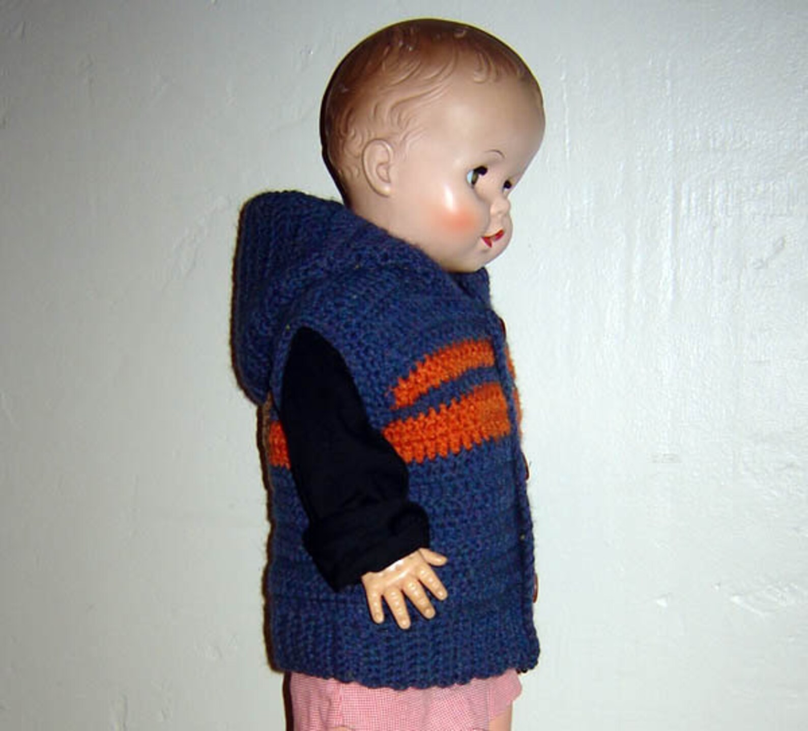 Little Boy Sleeveless Sweater Hoodie with Football and Lucky Etsy