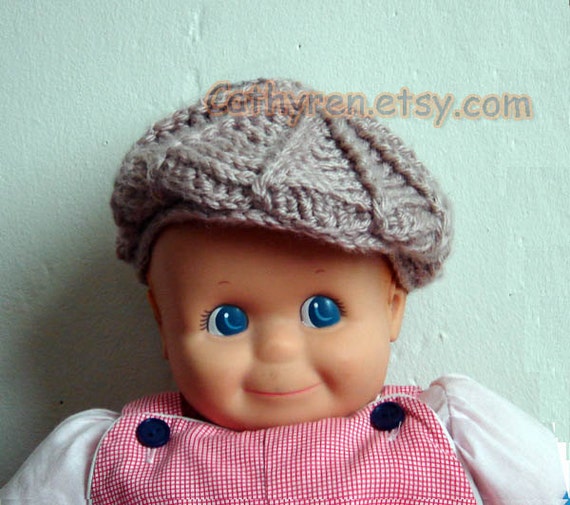 Baby Golf Hat and Newsboy Hat -INSTANT DOWNLOAD Crochet Pattern