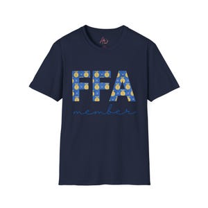 Blue FFA Member Unisex T-Shirt, Future Farmers of America Shirt, Agriculture Club Tee, Farming Organization Top, Youth Livestock Show