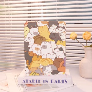 The Grand Gathering of Cats Personalized iPad case,Customized Birthday Gift,For iPad 10.9 10.5 10.2 Air 5 6 Pro 2021 2022 2024 Mini 4/5/6/7
