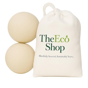 Himalayan Wool Dryer Balls Set: Handmade Eco Laundry Softener with Cotton Bag