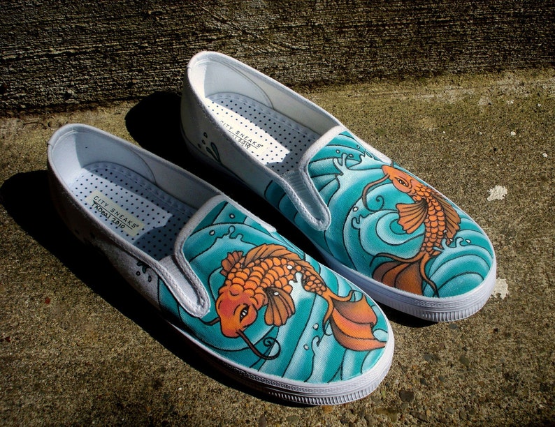 Hand Painted Toms Koi image 1