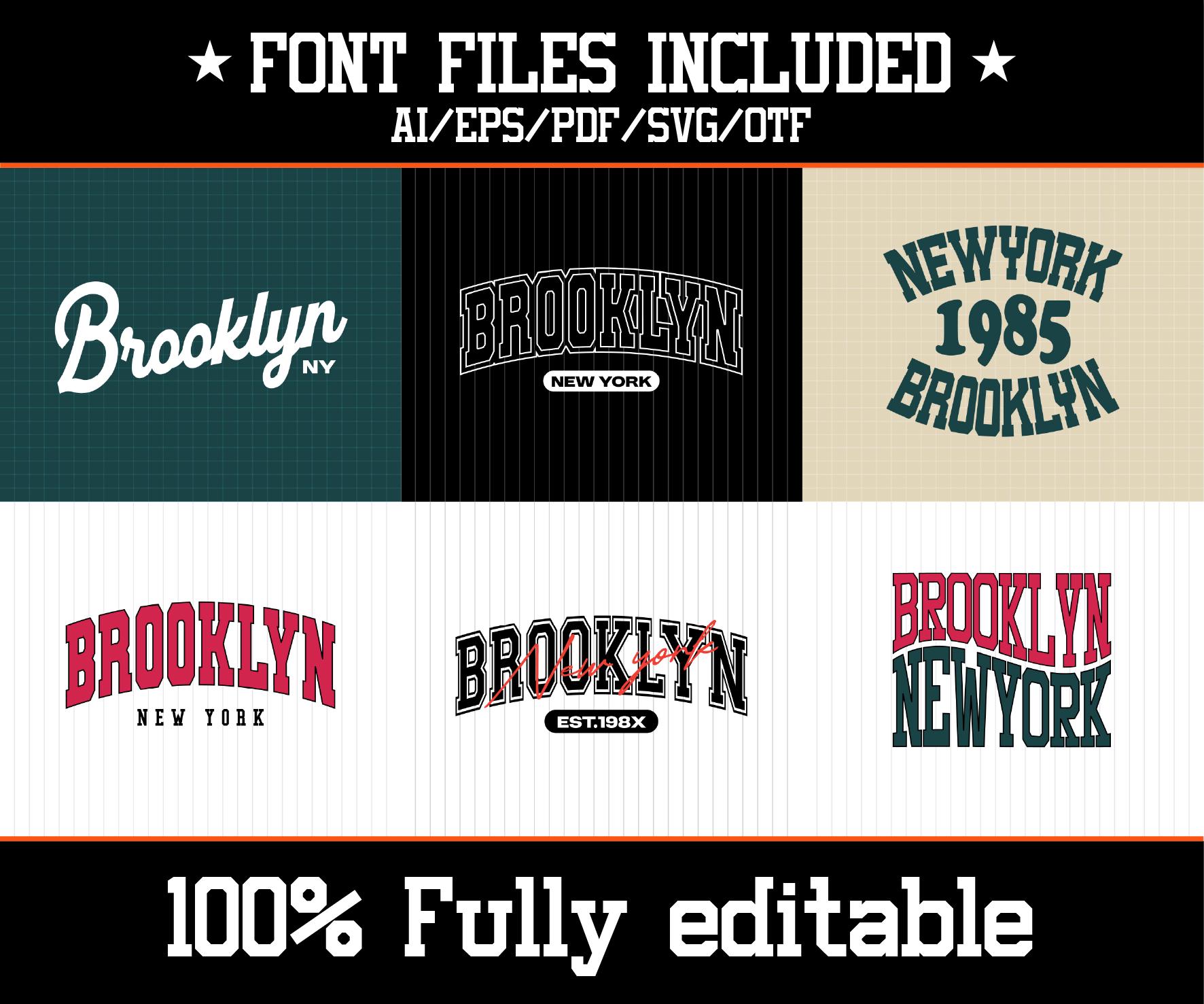 brooklyn jersey font