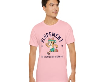 Elopement Running Cat Tee | The Unexpected Workout graphic shirt