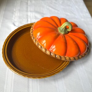 Vintage 3D Pumpkin Pie Saver