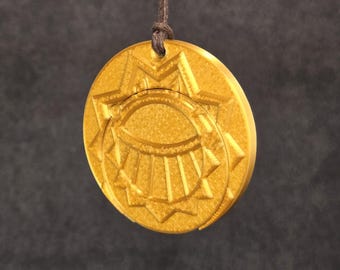 Médaillon Mystérieuses Cités D'Or Pendentif du Zia et Esteban