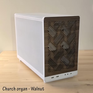 LIAN LI A3-mATX Custom Front Panel Walnut