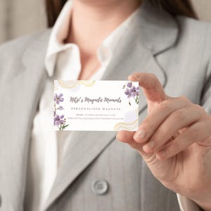 Magnet Visitenkarten Personalisiert