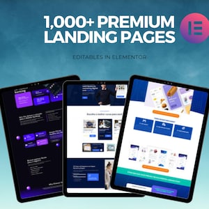 1000+ WordPress Landing Pages 2025 – Stunning Digital Designs for Every Niche