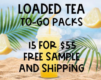 Loaded Tea Kit: Sugar-Free Energy, Collagen, Vitamins - 15 Pack