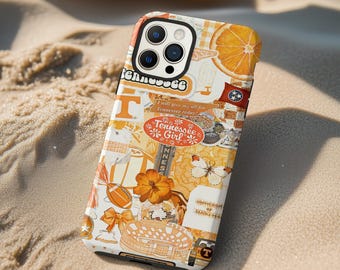 Tennessee Pride Collage Phone Case: Football Spirit iPhone 17 16 15 14 13 12 11 X 8 Pro Max Plus Air MagSafe Google Samsung Galaxy S25 S24