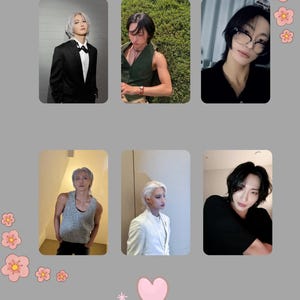 Ensemble de cartes photo matérielles Ateez seonghwa Boyfriend