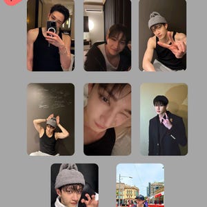 ensemble de cartes photo matérielles pour enfants errants BangChan Boyfriend