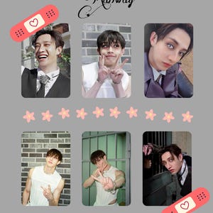 Ensemble de cartes photo du chemin de fer BangChan pour enfants errants