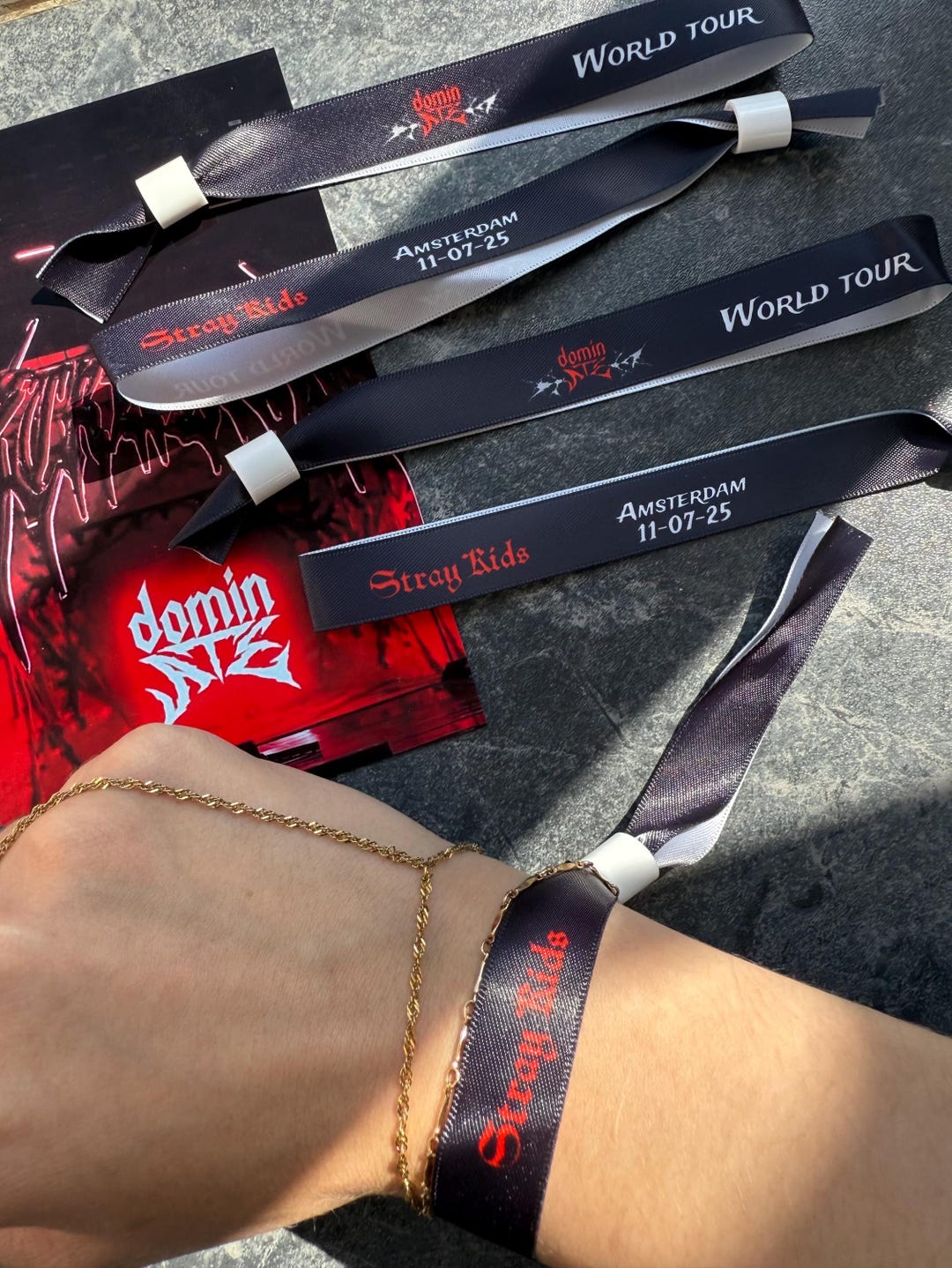 Stray Kids フィリックス　ユニフォーム　dominATE リストバンド Stray Kids フィリックス ユニフォーム dominATE リストバンド