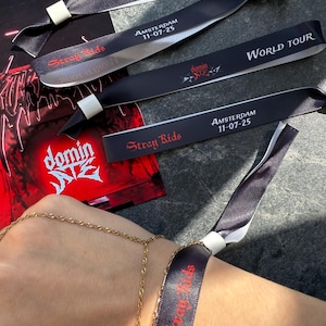 Bracelets ajustables pour concert de la tournée mondiale des Stray Kids SKZ Dominate