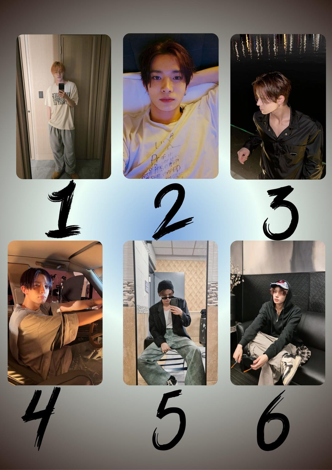 Enhypen Heeseung Boyfriend Material Photocard Set - Etsy