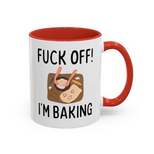 Coffee Mug, Funny Rude Quote Cup, Offensive Kitchen Gift, Sarcastic Baking Humor, Swearing Tea Mug, Inappropriate Gift for Her, Adult