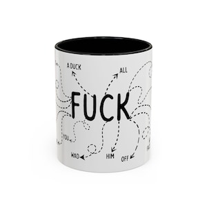 Mug à gros mots : cadeau grossier avec humour pour adulte