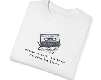 Vintage Mix Tape Personalized T-shirt, 90s Nostalgia T, Unisex Gift, Retro Cassette Shirt, Customizable Music Lover Top, Dad Gift, Mom Gift