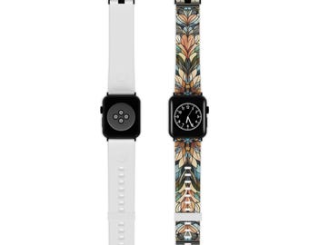 Boho bloemen Apple Watch-band, stijlvol technisch accessoire