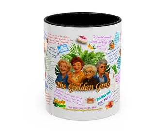 Taza de café de Golden Girls: regalo vintage para fanáticos de la cultura pop