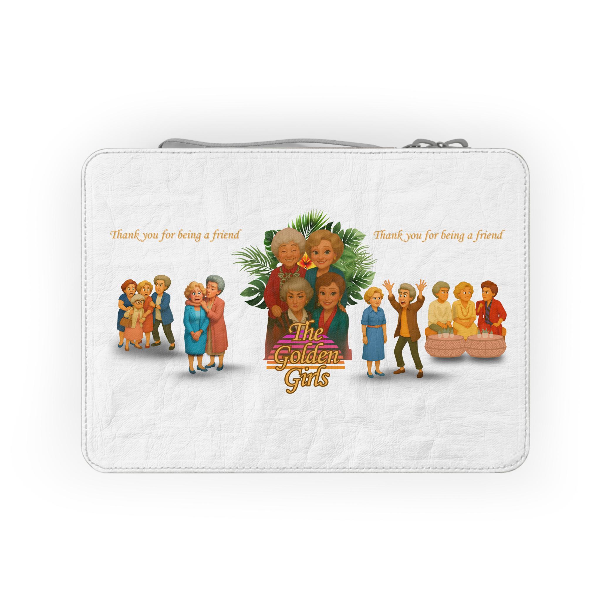 Golden Girls Paper Lunch Bag - Retro Friend Gift, Back to School, Eco-Friendly Lunch Box, Tote for Fans, Stylish Meal Carrier