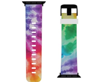 Cinturino tie-dye per Apple Watch, cinturino colorato per smartwatch