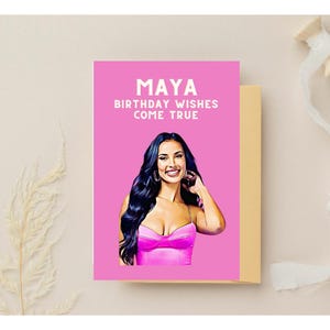 Biglietto d'auguri di Maya Jama Love Island
