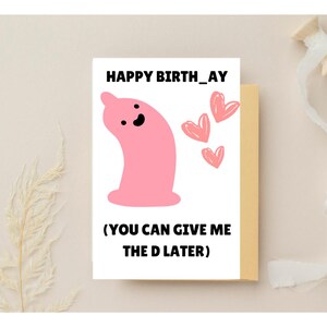 Carte d'anniversaire drôle/impoli pour lui