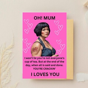 cartão de aniversário engraçado para a mãe