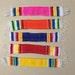 25 Mini Skinny Mexican Serape Sarape Blanket Party Decoration Giveaway Favor Coaster