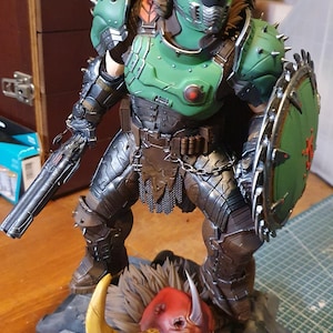 Doom Slayer, 3D Resin Printed in 16k