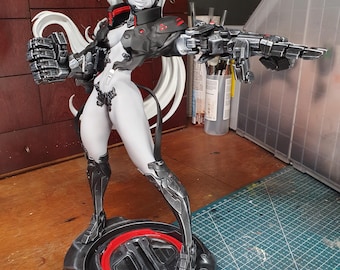 Rebecca Smasher from Cyberpunk Edge runners, 3D Resin Printed in 12k