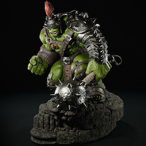 Gladiator Hulk, 3D Resin Printed in 16k