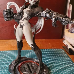Rebecca Smasher from Cyberpunk Edge runners, 3D Resin Printed in 12k