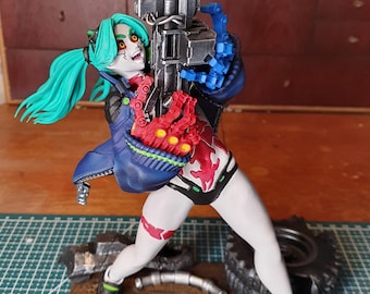Rebecca Smasher from Cyberpunk Edge runners, 3D Resin Printed in 12k